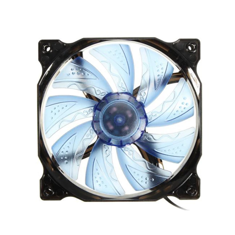 

3-pin / 4-pin PWM control 120mm 1000 RPM LED PC Fan CPU Cooling Case Black