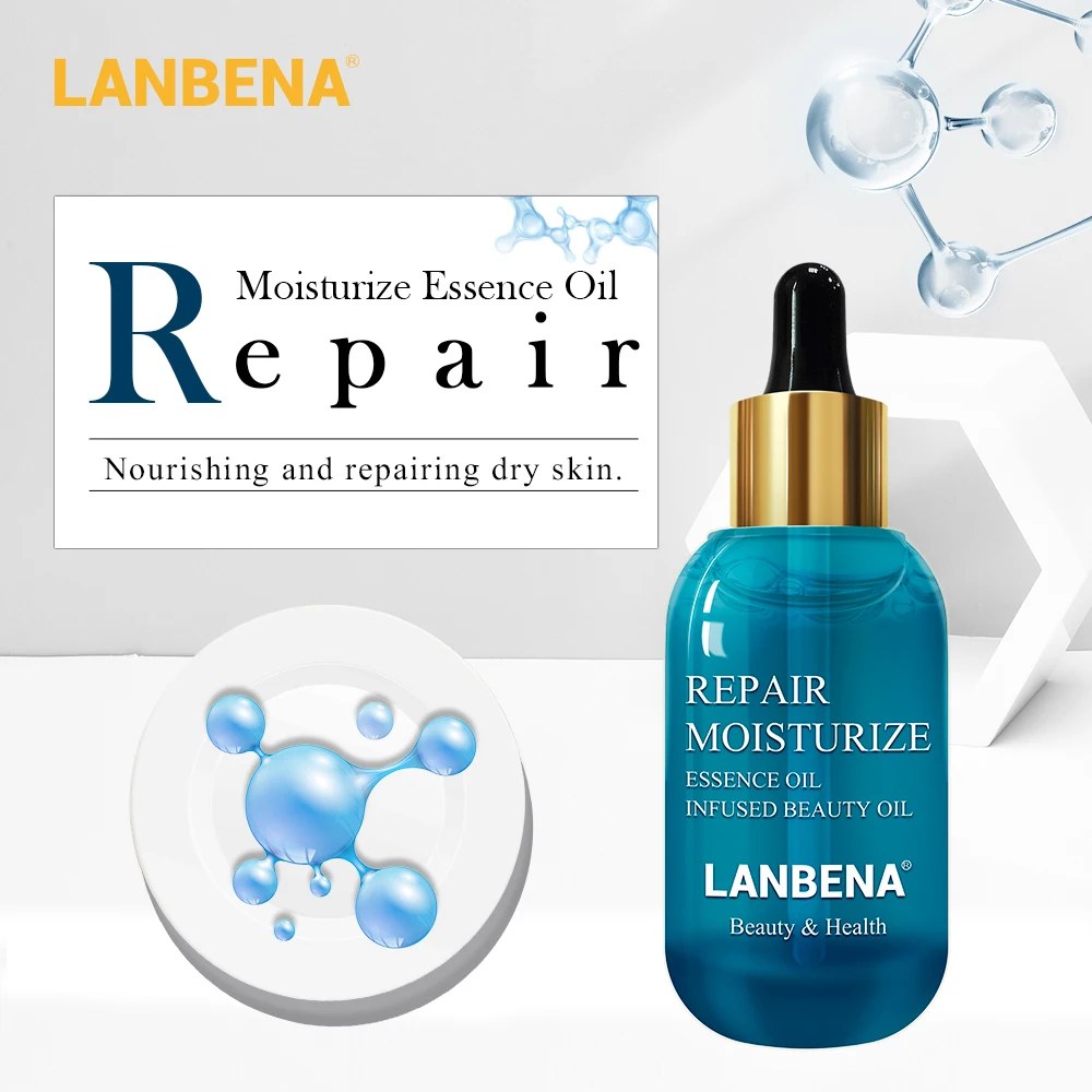 

LANBENA Hyaluronic Acid Powerful Repair Serum Oil Moisturizer Nourishing Essence Face Cream Acne Treatment Oil Control Skin Care