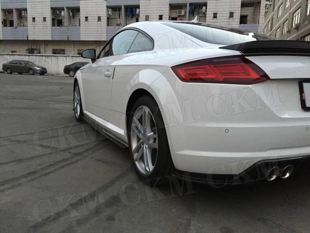 BT Стиль углеродного волокна задний спойлер для Audi TT TTS TTRS FRP задний багажник крылья