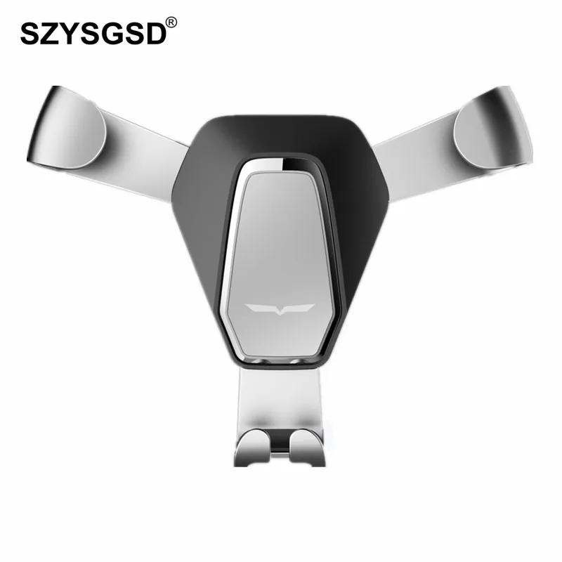 

SZYSGSD Universal Adjustable Phone Holder Metal Gravity Air Vent Car Mount II Phone Stand Holder Bracket for most of smartphones