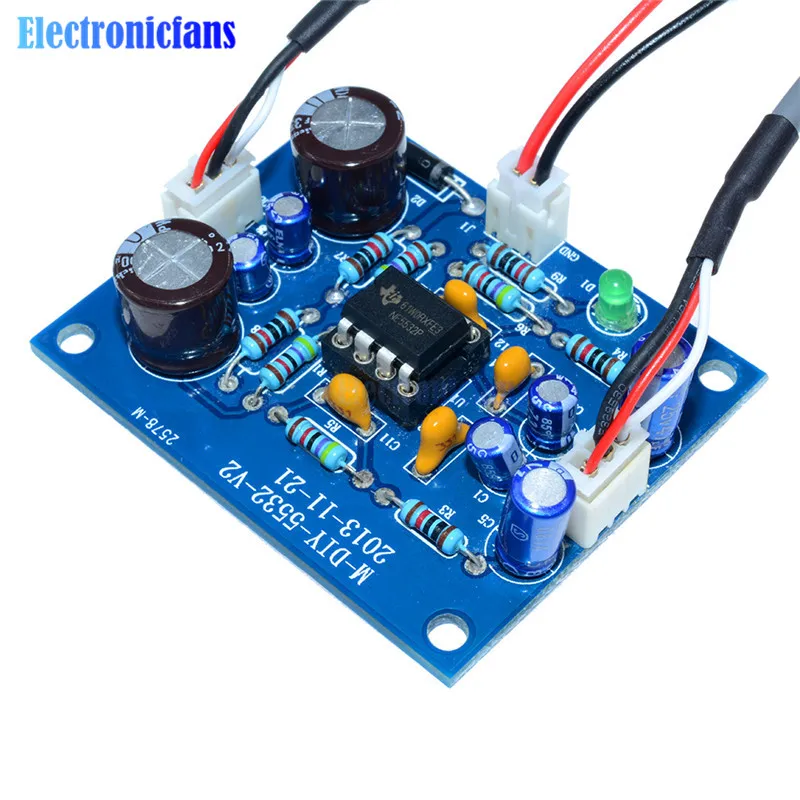 NE5532 Плата усилителя Φ сигнал Bluetooth Стандартная плата 12 35 В постоянного тока для Pre