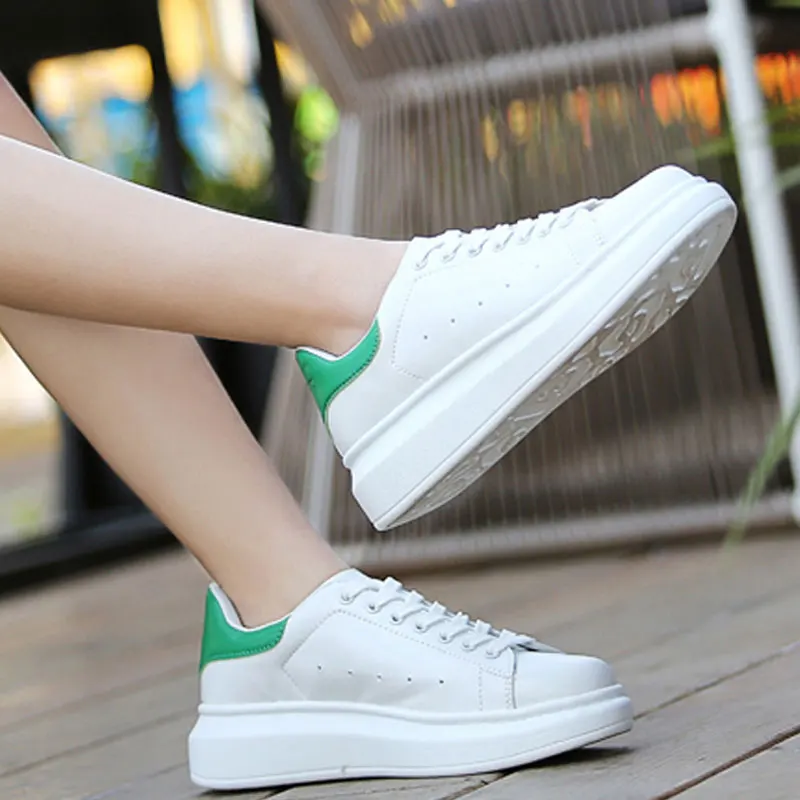 womens white platforms