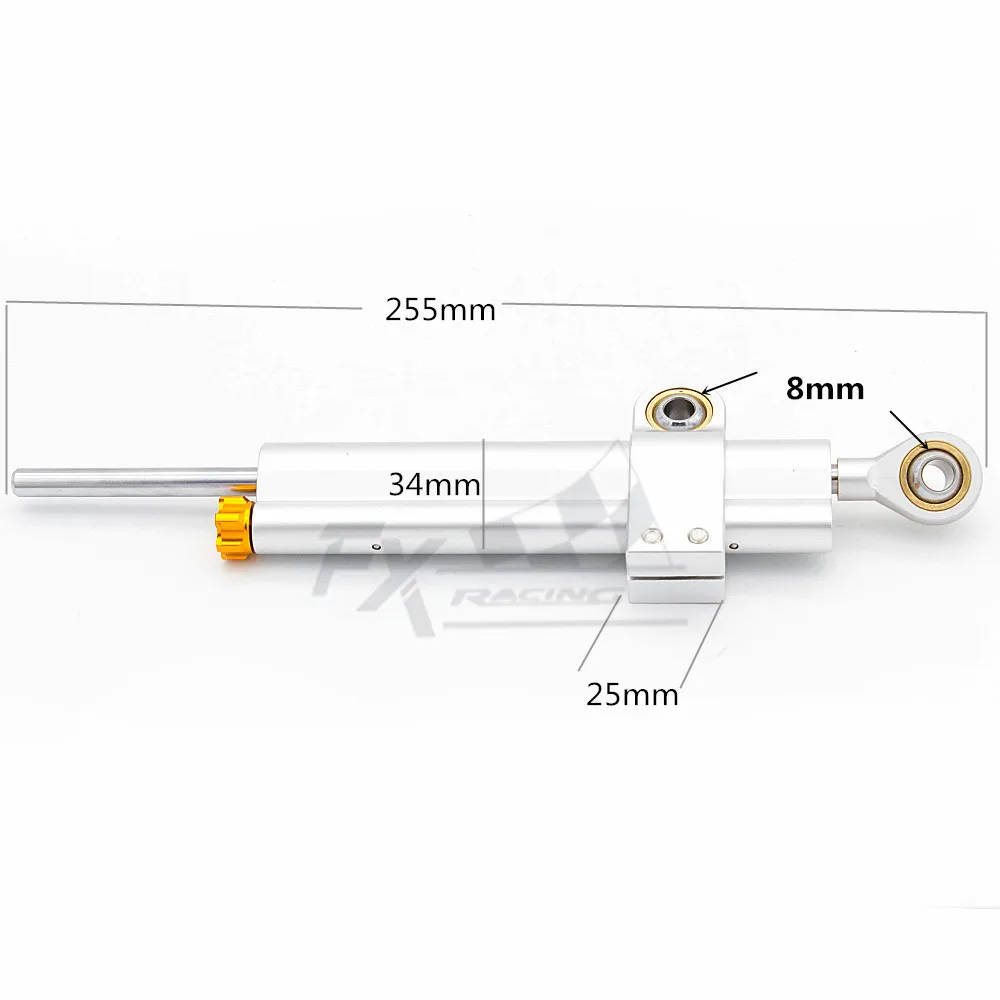 Универсальный Регулируемый мотоциклетный демпфер стабилизатор для всех гоночных велосипедов Yamaha Honda BMW Kawasaki Ducati Suzuki Ducati