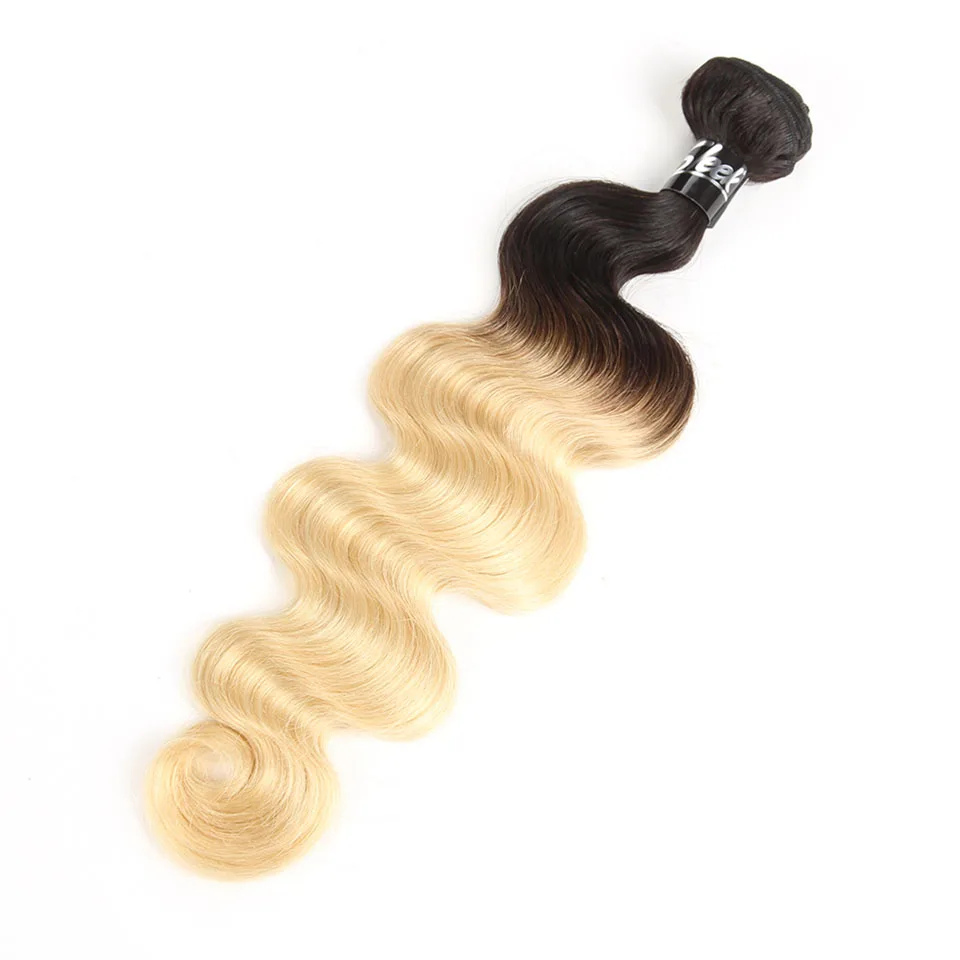 Sleek T1B613 Blonde Bundles Brazilian Hair Body Wave 100% Human Hair Extension 1 Pc Remy Hair 10 To 30 inch Free Shipping (4)