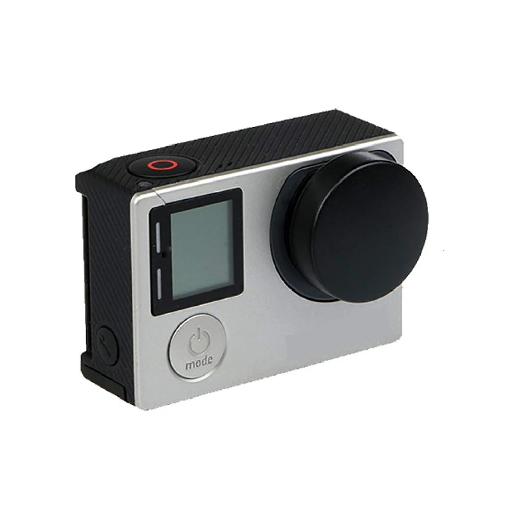 2 в 1 для GoPro Accessoy крышка объектива бленда Защитная крышка для Go Pro Hero 4 3+ Экшн-камера водостойкий корпус Чехол