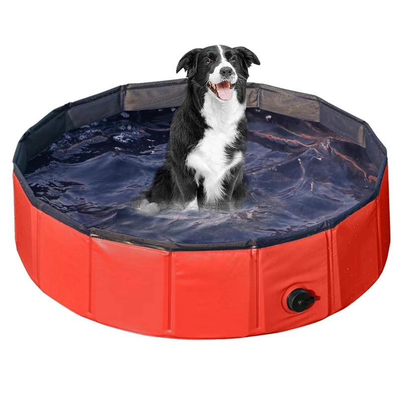 

Summer Pet PVC Bathtub Folding Basin for Dogs Cats Puppy Kitten Shower Swimming Pool House Bed Strong Bathing Washing