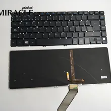 Ремонт вам жизнь Клавиатура для ноутбука Acer Aspire V5 V5-471 v5-471g v5-471p SP Испанский макет с подсветкой новые оригинальные