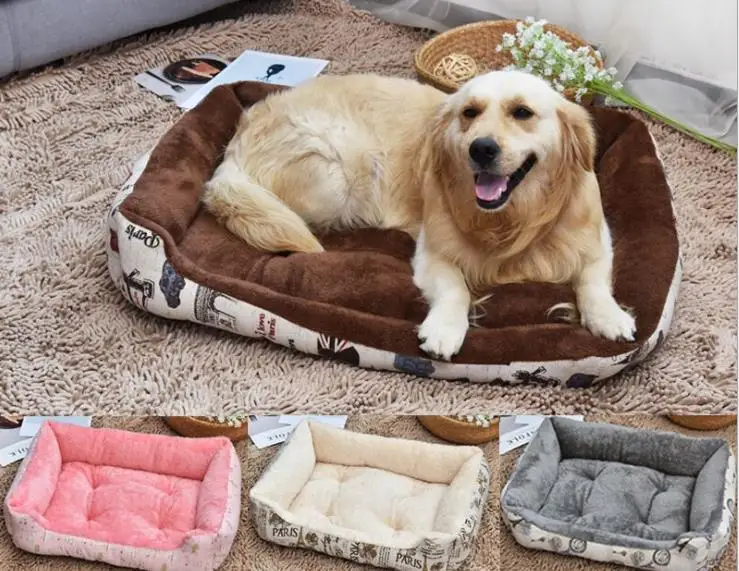 Petshop Products Large Dog House Bed Washable Fleece Dog Cat Kennel Pitbull Labrador Sofa Bedding Mat Extra Large Size 3 36020171006174024754