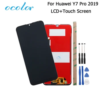 

ocolor For Huawei Y7 Pro 2019 LCD Display and Touch Screen Digitizer No Frame +Tools+Adhesive For Huawei Y7 2019 DUB-LX2 DUB-L22