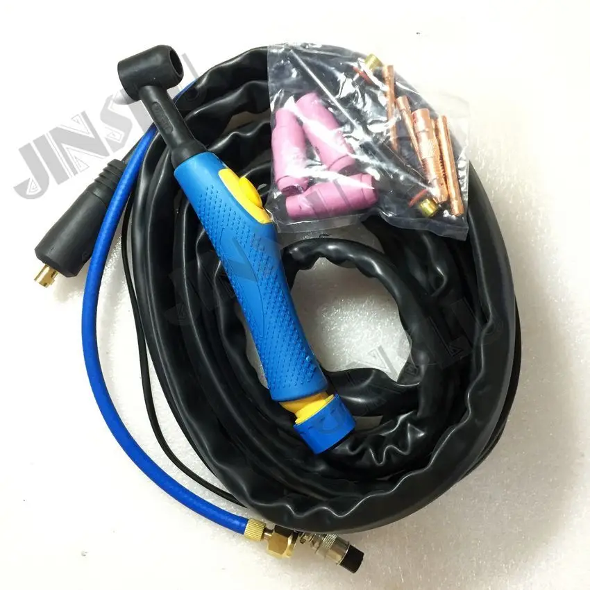 

12 Feet 150A TIG-17/WP-17 air cooled seperate 4M Welding Torch with 10-25 Dinse