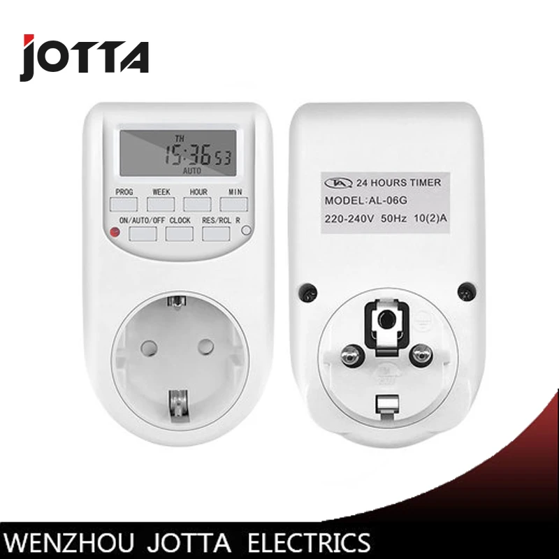 

European standard two-hole timer switch socket EU standard timing switch socket