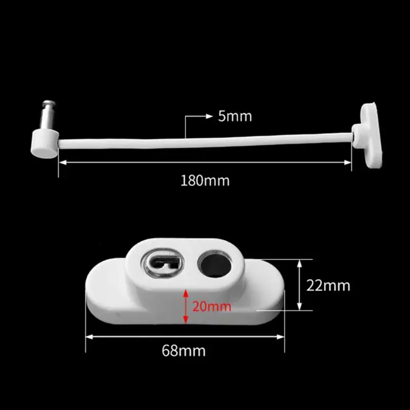 2 шт., Детские оконные ограничители, дверной кабельный замок, безопасность для детей, безопасность для детей