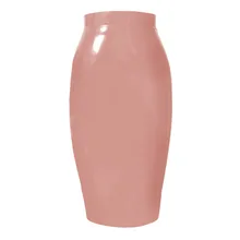 Латексная юбка-карандаш резиновая юбка-карандаш латексная юбка