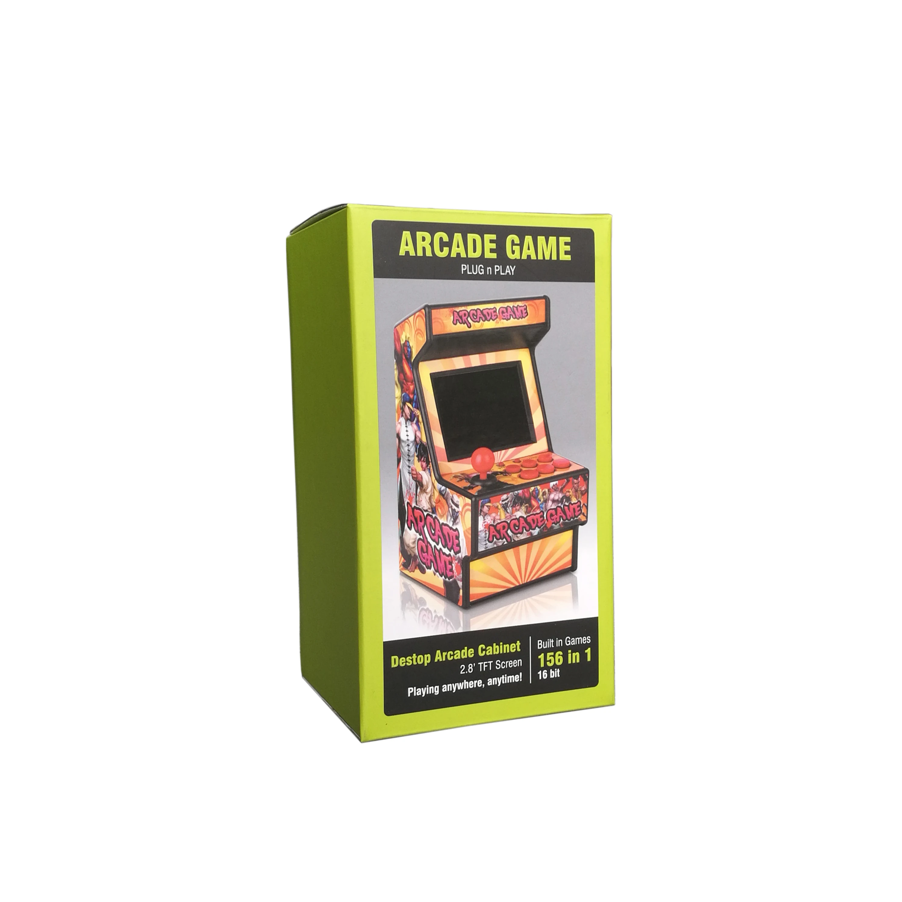 Новая 16 бит Аркада видео игровая консоль Поддержка AV out встроенный 156 игр