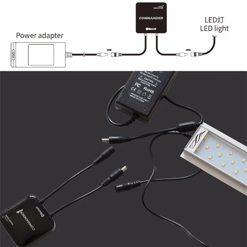 Chihiros Bluetooth Light Dimmer Controller Modulator For Aquarium Fish Tank LED Intelligent Lighting Timing Dimming System