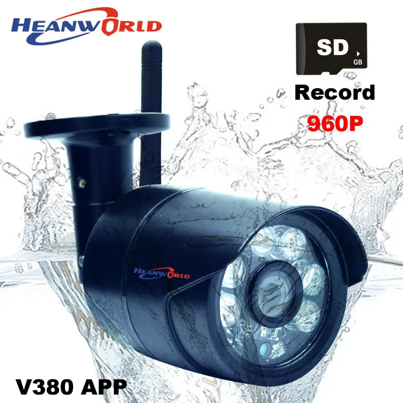 1.3MP V380 Waterproof Mini Wifi IP Cam 960P HD P2P ONVIF WiFi Network Wireless IP Camera IR Outdoor Waterproof Camera IP Record