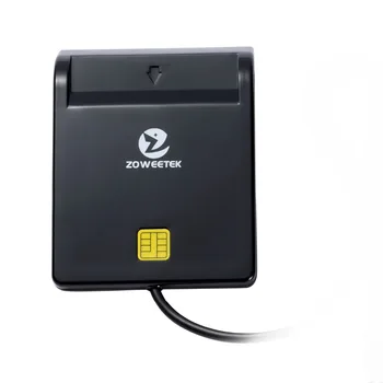 

90 PSC Zoweetek -12026 Brand New Easy Comm USB Smart Card Reader IC/ID card Reader High Quality Dropshipping