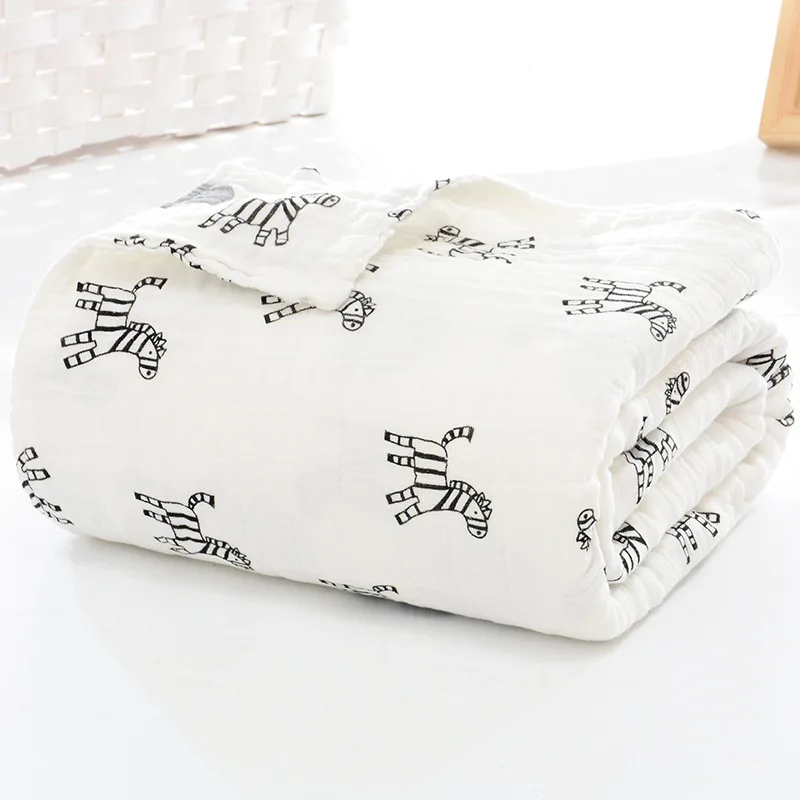 6 слоев муслина Обёрточная бумага новорожденный одеяла для ванной газовое одеяло для грудничков из мягкого материала для Обёрточная бумага хлопкоывй, хлопок Чехол для детской коляски игровой коврик