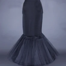 Черный свадебные торжественные платья юбка нижняя кринолин 1 кольца без шнуровки