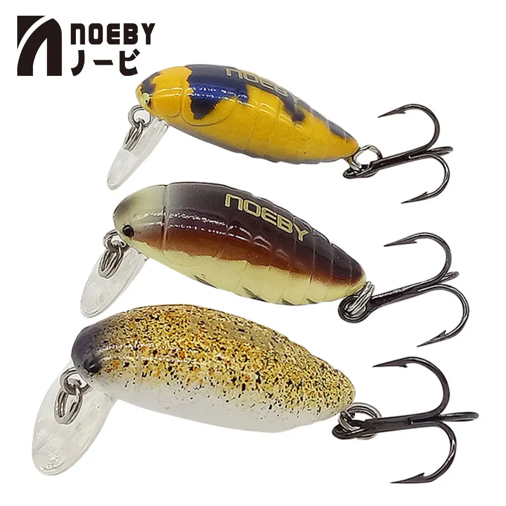 NOEBY Trout Fishing Lure Bass Pike Floating Lure Walleye Bait Plastic