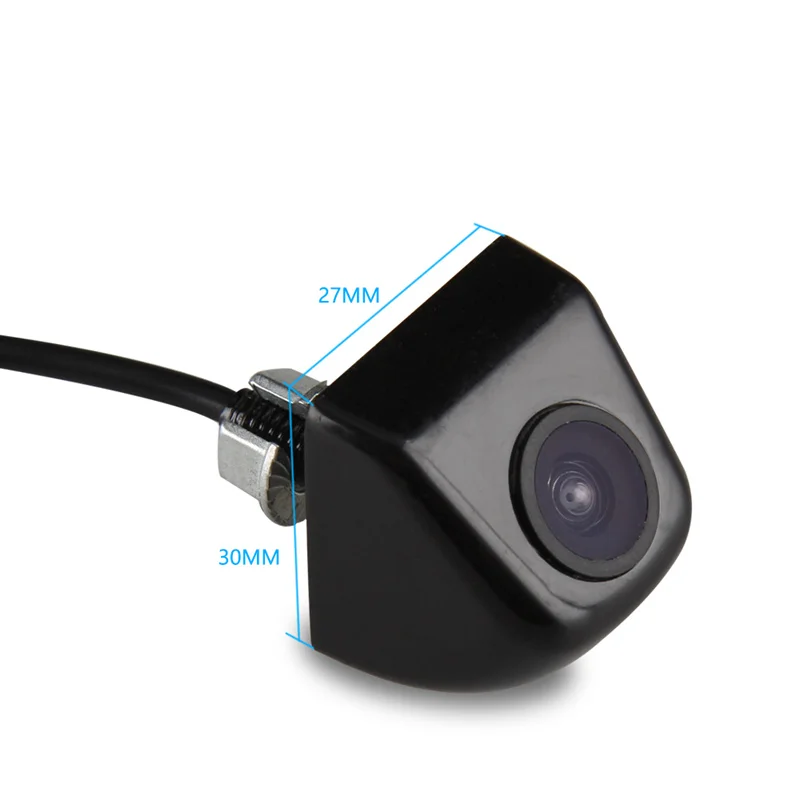 Водонепроницаемая камера ночного видения HD CCD для широкого обзора, Автомобильная камера заднего вида, черная, желтая, белая, для Ford, Toyota, VW, Fiat