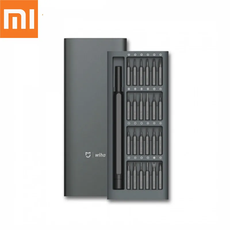 

Original Xiaomi Mijia Wiha Daily Use Kit 24 Precision Magnetic Bits Alluminum Box Screw Driver Xiao Mi Smart Home Kits