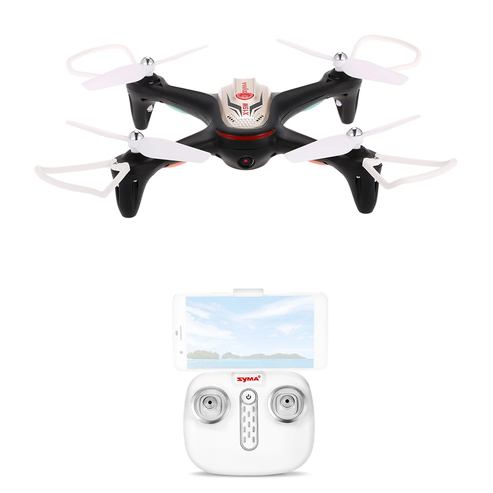 

Original Syma X15W Wifi FPV 0.3MP Camera RC Quadcopter G-sensor Barometer Set Height Headless Mode RTF Drone