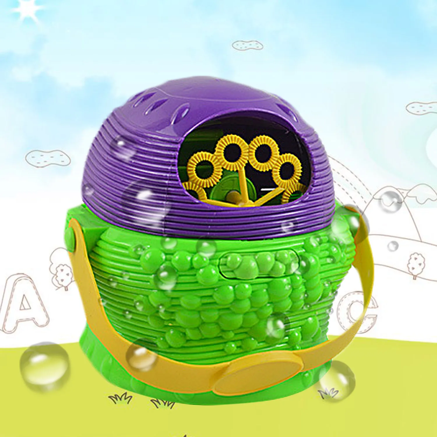 Kids Children Electric Handy Bubble Blowing Show Toy Show Automatical Bubble Machine Gift For Toys Children Day Birthday