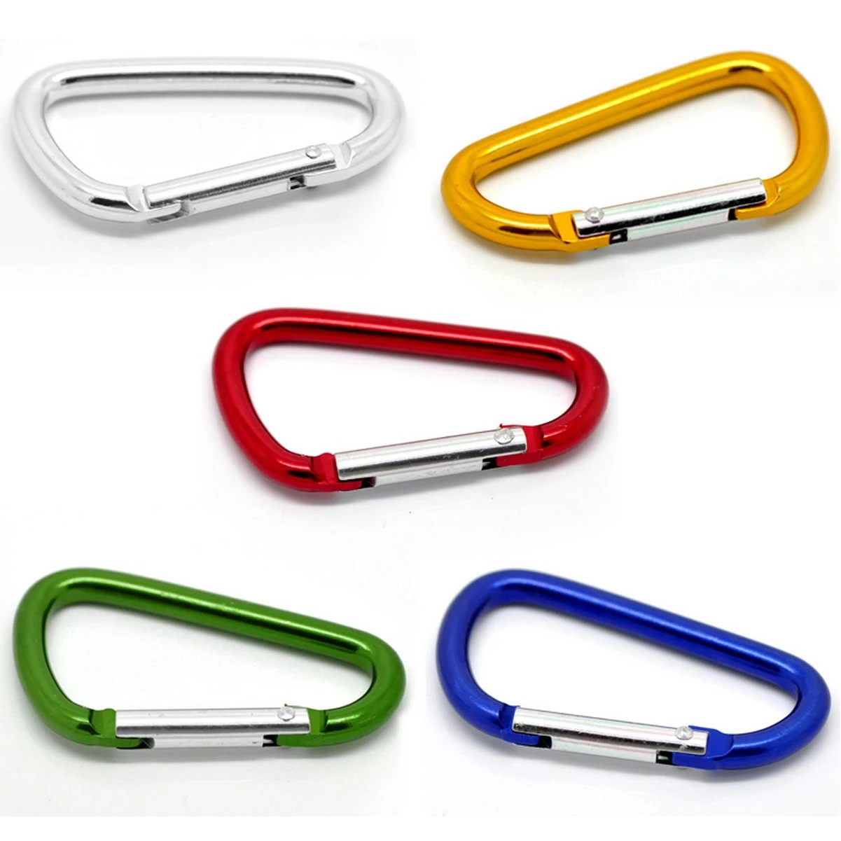 5 في 1 إكسسوارات رياضية للجنسين المشابك حلقة تسلق تسلق كامب D حلقة المفاتيح متعدد الألوان 6.6x3.7 سنتيمتر 5 في 1 إكسسوارات رياضية للجنسين المشابك حلقة تسلق تسلق كامب D حلقة المفاتيح متعدد الألوان 6.6x3.7 سنتيمتر