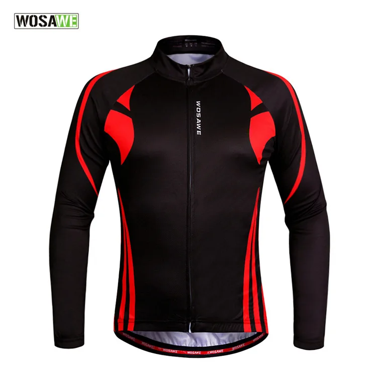 

WOSAW flame foreign trade heat A pin long sleeve Jacket Bicycle bicycle serve Ventilation long sleeve serve BC 287