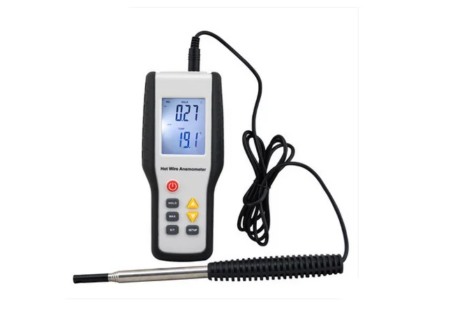 

HT-9829 High Level Sensitivity Thermal Anemometer Digital LCD Display Measuring Instrument Wind Speed Meter