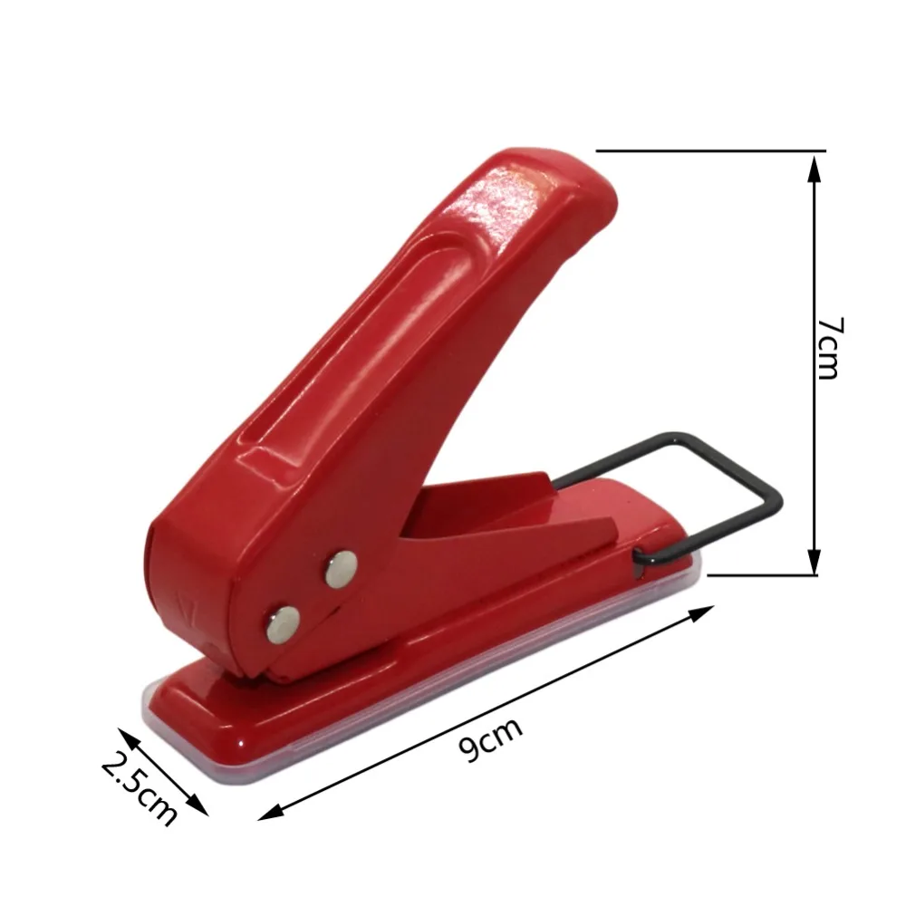 3 цвета портативный дырокол с одним отверстием диафрагма 6 мм катушка книга Перфоратор Инструмент компактный и практичный офисные канцелярские принадлежности