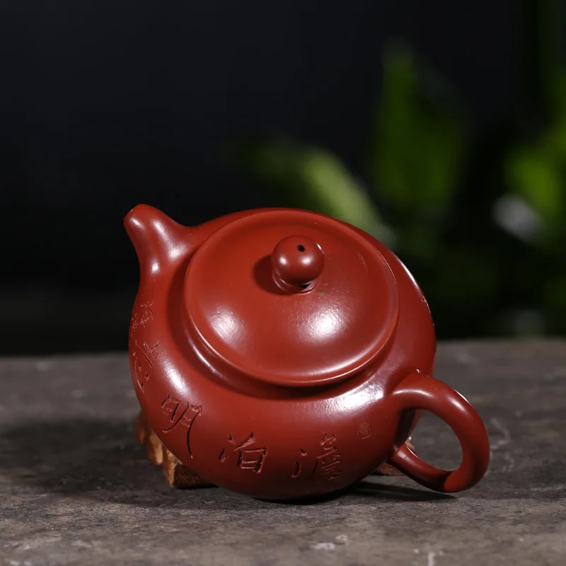 Рекомендуется чай оптом yixing аутентичная НЕОБРАБОТАННАЯ руда dahongpao Хан дай ли чайник сертификат