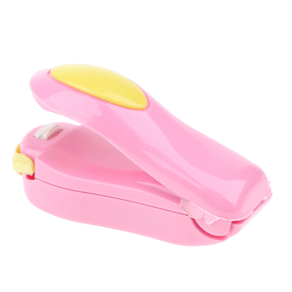 Durable Portable Mini Heat Sealer Sealing Machine For Bath Ball Shrink Wrap Bag Pouch Pink