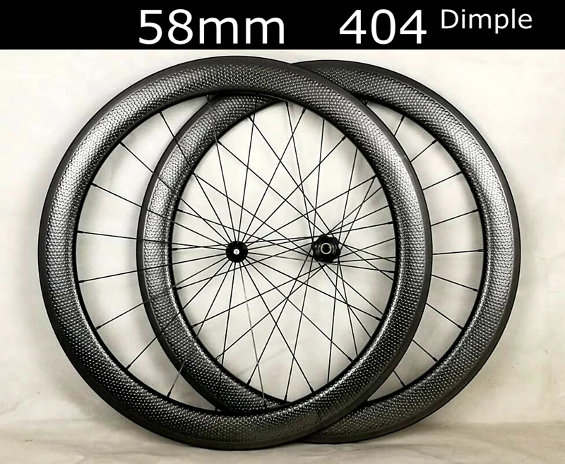 Колеса карбоновые черные R36 керамические ступицы 58 мм|dimple wheelset|carbon wheelsceramic bearing hub |