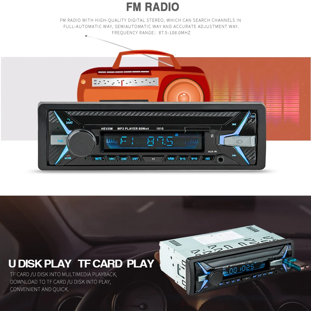 Buy Universal Wireless Car Stereo Radio Media Player 4