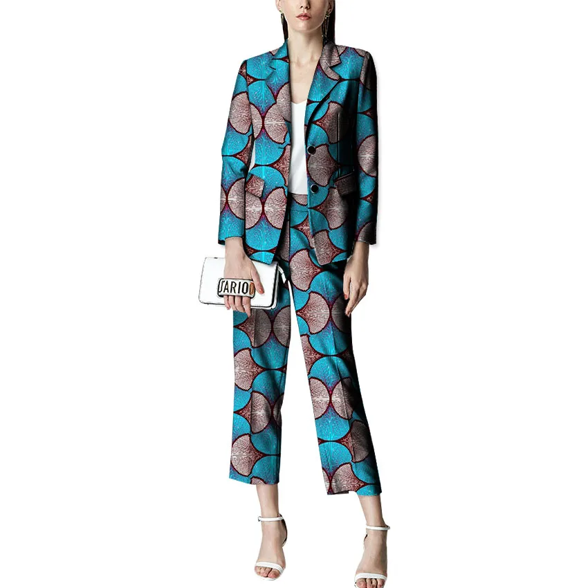 2018 New Fashion African Style Women African Pant Suits Festive Suits