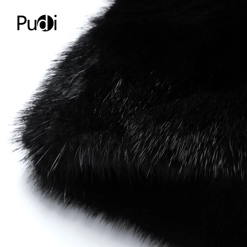 PUDI MT852 2018 Для мужчин новая мода натуральный мех норка меховая жилетка куртка для