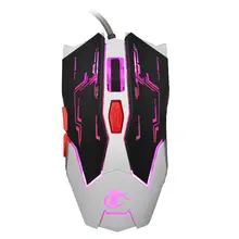 LED Backlit USB Wired Gaming Mouse 2500DPI 6 Buttons Computer Opitical Mouse For PC Mac Laptop Game LOL Dota