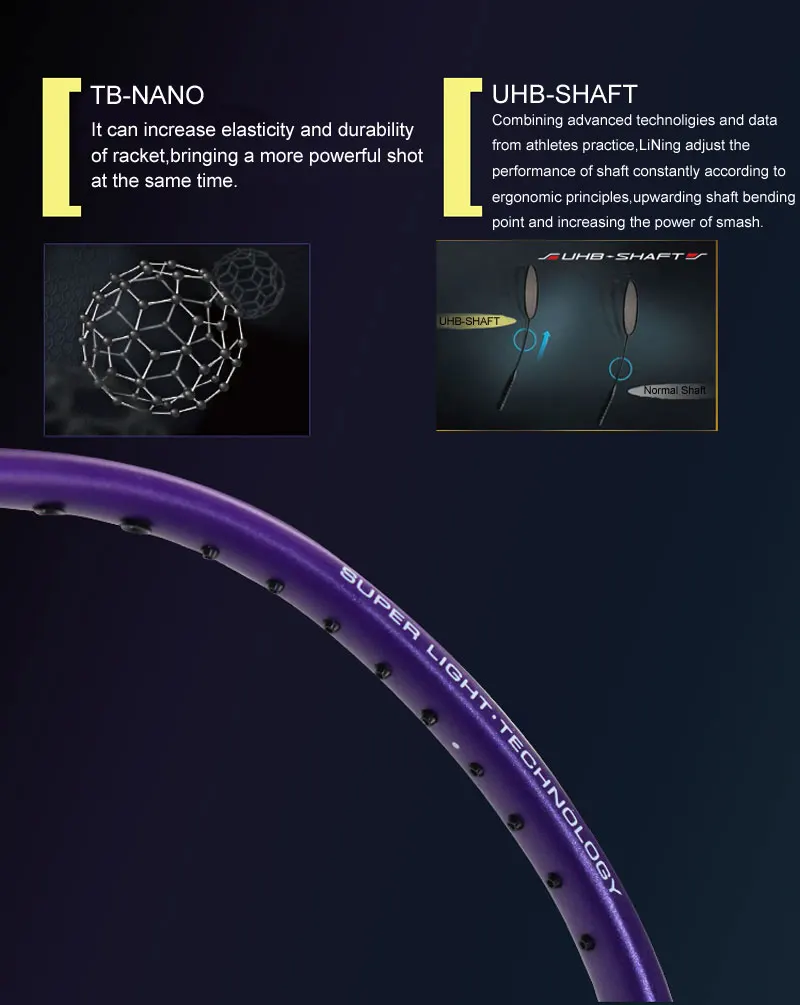 Li-Ning WINDSTORM 72 ракетка для бадминтона, одна ракетка, светильник, профессиональная подкладка из углеродного волокна, ракетка AYPM084/AYPM192/AYPM204 ZYF235
