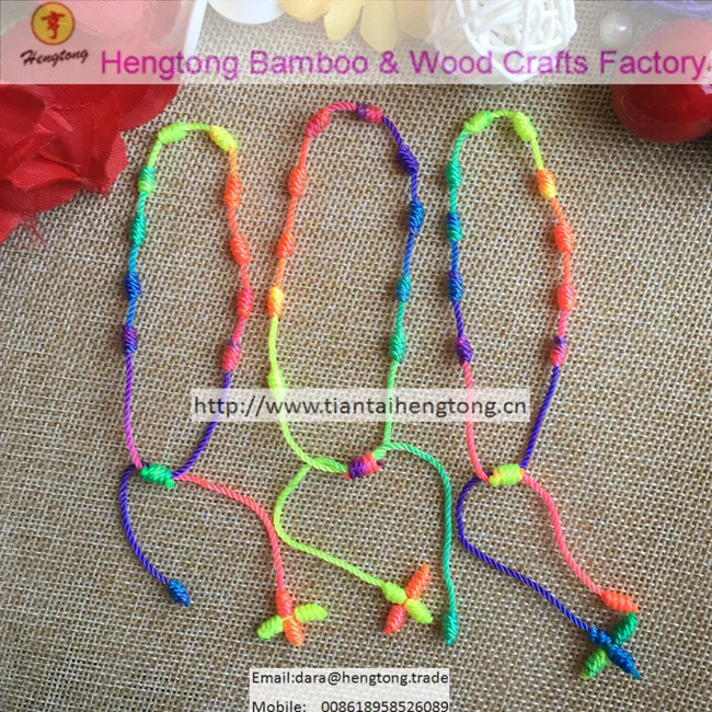 

20pcs/lot rope rosary bracelet/cord knot rosary bracelet/braided rosary bangle decenario bracelet free shipping