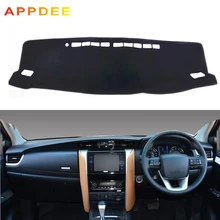 Крышка приборной панели автомобиля силиконовый нескользящий Ковер Анти-УФ для Toyota Fortuner- солнцезащитный тент dashmatt приборная панель Крышка Pad RHD