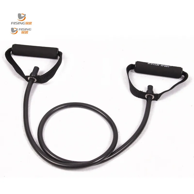 resistance exercise band tubes stretch yoga resistance band font b fitness b font workout pilates black