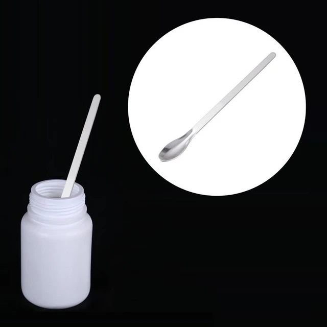 16cm Extra Long Micro Mini Tiny Stainless Steel Metal Spoon Scoop Medical  Lab for sale online