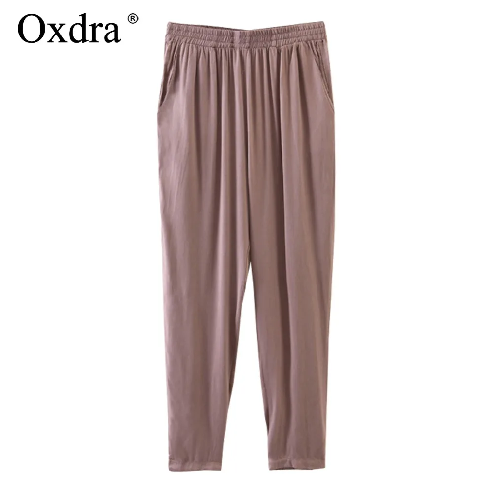Oxdra Women Spring Autumn Pants 2018 Fashion Casual pants