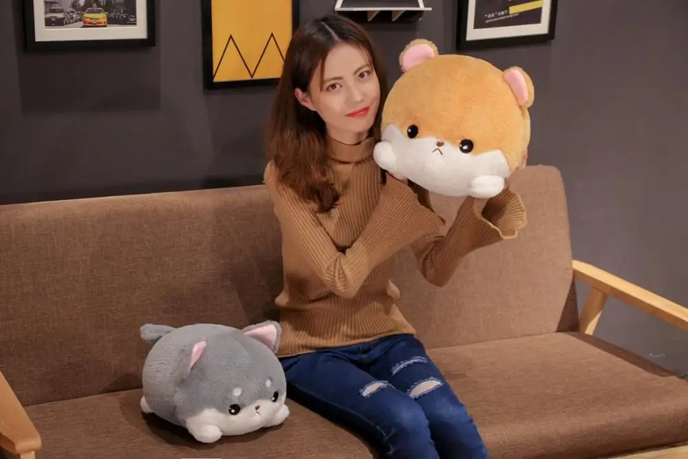 1 шт 30/40 CMCute Шиба ину Мышь Cat Хаски панда Животные Плюшевые игрушки Мягкая кукла