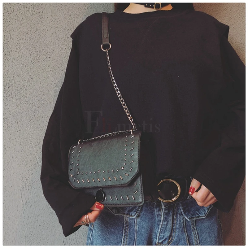 Elimetis Women Brand Shoulder Bags For Women 2018 Chains Designer Messenger Bag Female Ladies PU Leather Crossbody Bags          (6)