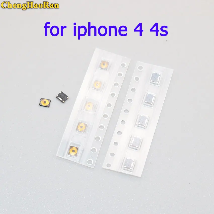 ChengHaoRan 50-100 шт. для Iphone 4 4s Новый переключатель громкости кнопки Замена |