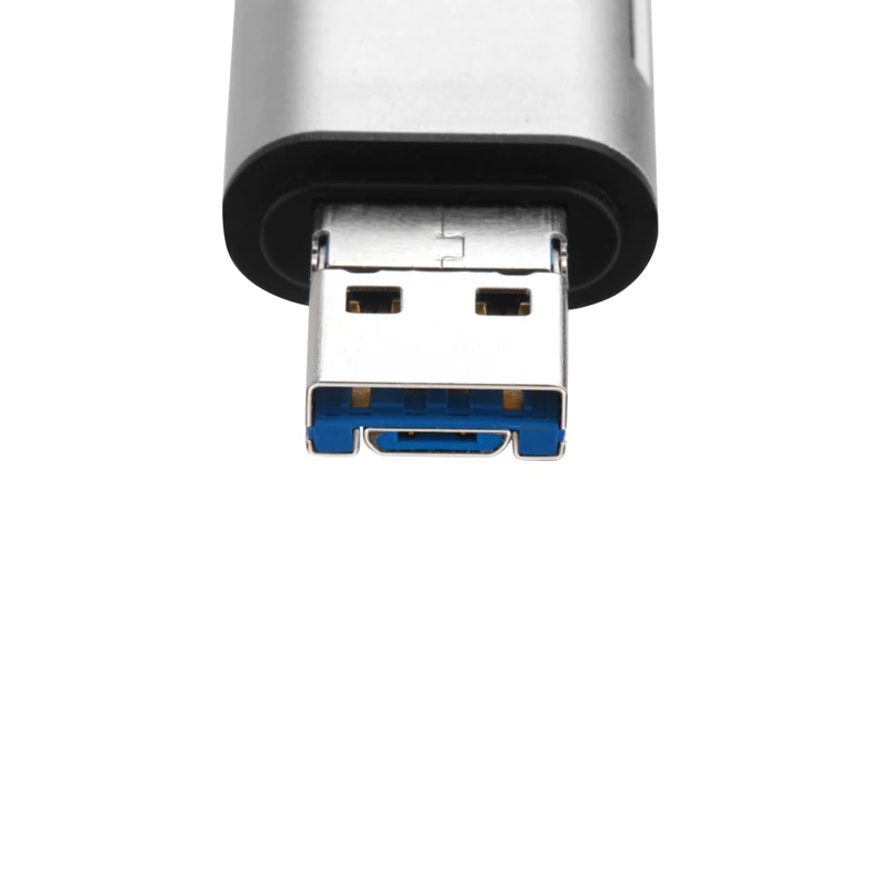 Новый портативный мини-дизайн очаровательный 3 в 1 кардридер usb type C Micro USB 3,0 TF SD кардридер поддержка типа C OTG кардридер