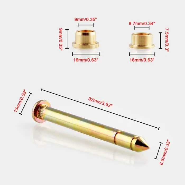 Новинка; 1 комплект детский двери шарнирные штифты и Pin комплект втулок для Ford F150 F250 F350 серии CSL2018